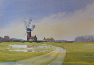 Painting of Abandoned boat